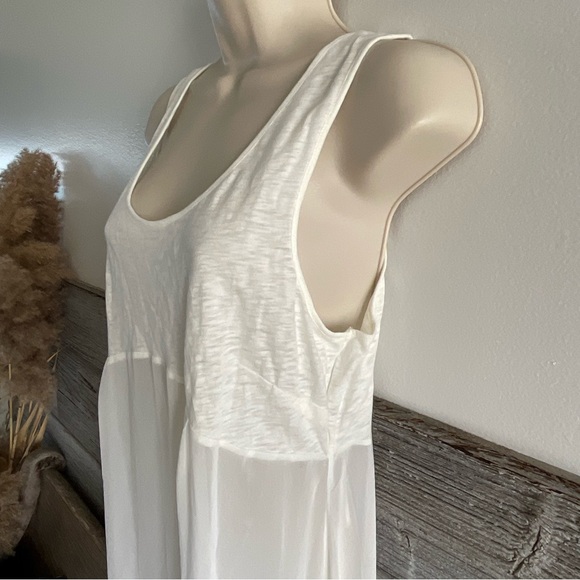 Mint Velvet ivory tank sheer dress NWT size US 10 - Picture 2 of 4